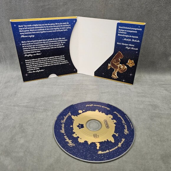 Super Mario Galaxy Official Soundtrack CD 2007- Mario Galaxy Orchestra B2-33 - Picture 3 of 3